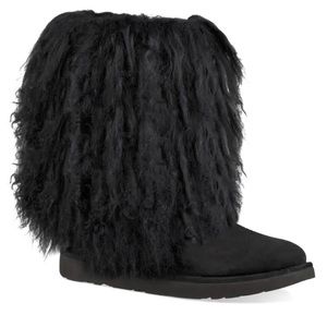 UGG Mongolian Lida black boots